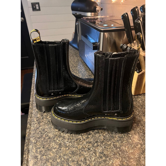 New Dr. Martens Distressed Chelsea Platform Boots - Picture 10 of 10